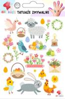 Tatuaże zmywalne dla dzieci Wielkanoc 1. Wydawca: All4Kids. SmakLiter.pl Opakowanie Tatuaże zmywalne dla dzieci Wielkanoc 1