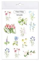 Tatuaże zmywalne Kwiaty. Wydawca: Mama Maluje. SmakLiter.pl Opakowanie Tatuaże zmywalne Kwiaty