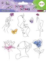 Tatuaże zmywalne Llineart + Aquarella HAPPY COLOR. Wydawca: GDD. SmakLiter.pl Opakowanie Tatuaże zmywalne Llineart + Aquarella HAPPY COLOR