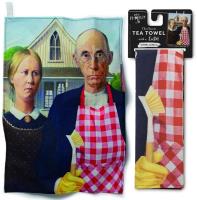 Tea Towels ręcznik kuchenny American Gothic. Wydawca: IF. SmakLiter.pl Opakowanie Tea Towels ręcznik kuchenny American Gothic