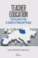Teacher education from the point of view of... Autor: Joanna Michalak-Dawidziuk. SmakLiter.pl Okładka książki Teacher education from the point of view of..
