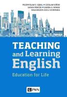 Teaching and Learning English. Autor: Przemysław E. Gębal, Kiński Czesław, Mercer Sarah, Nowak Sabina A., Małgorzata Szulc-Kurpaska. SmakLiter.pl Okładka książki Teaching and Learning English