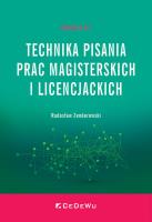Technika pisania prac magisterskich i licencjac.... Autor: Zenderowski Radosław. SmakLiter.pl Okładka książki Technika pisania prac magisterskich i licencjac...