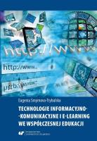 Okładka książki Technologie informacyjno-komunikacyjne...