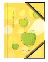 Teczka A4 kartonowa z gumką narożną jabłko (6szt). Wydawca: TETIS. SmakLiter.pl Opakowanie Teczka A4 kartonowa z gumką narożną jabłko (6szt)