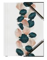 Teczka A4 kartonowa z gumką narożną liście (6szt). Wydawca: TETIS. SmakLiter.pl Opakowanie Teczka A4 kartonowa z gumką narożną liście (6szt)