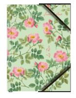 Teczka A4 kartonowa z gumką narożną róże (6szt). Wydawca: TETIS. SmakLiter.pl Opakowanie Teczka A4 kartonowa z gumką narożną róże (6szt)