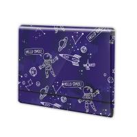 Opakowanie Teczka A4 na gumkę łamana Penmate kosmos 0108