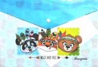 Opakowanie Teczka A4+ plastikowa z klipsem Zwierzaki P0101