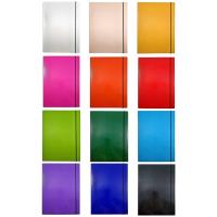 Opakowanie Teczka A4 skrzydłowa z gumką grzbiet prosty MIX