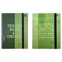 Opakowanie Teczka A4 skrzydłowa z gumką Think Green MIX