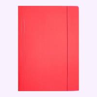 Opakowanie Teczka A4 z gumką błyszcząca czerwona