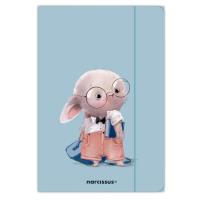 Teczka A4 z gumką FUN Królik 10 sztuk. Wydawca: Narcissus. SmakLiter.pl Opakowanie Teczka A4 z gumką FUN Królik 10 sztuk