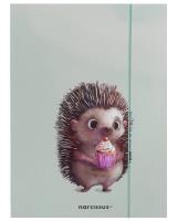 Teczka A4 z gumką Jeżyk. Wydawca: Narcissus. SmakLiter.pl Opakowanie Teczka A4 z gumką Jeżyk