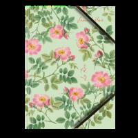 Opakowanie Teczka A4 z gumką kartonowa lakierowana Róże 1 szt. mix