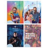 Opakowanie Teczka A4 z gumką Kleks paczka 10 szt. Pelikan