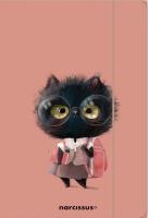 Teczka A4 z gumką Kot. Wydawca: Narcissus. SmakLiter.pl Opakowanie Teczka A4 z gumką Kot