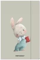 Teczka A4 z gumką Królik. Wydawca: Narcissus. SmakLiter.pl Opakowanie Teczka A4 z gumką Królik