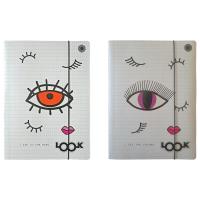 Opakowanie Teczka A4 z gumką Look (10szt)