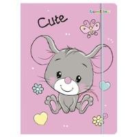 Opakowanie Teczka A4 z gumką Mouse paczka 10 szt.