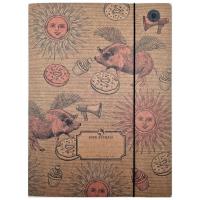 Opakowanie Teczka A4 z gumką Vintage (10szt)