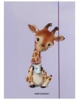 Teczka A4 z gumką Żyrafa. Wydawca: Narcissus. SmakLiter.pl Opakowanie Teczka A4 z gumką Żyrafa