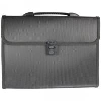 Opakowanie Teczka A4 z rączką 12 przegródek czarna