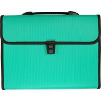 Opakowanie Teczka A4 z rączką 12 przegródek zielona