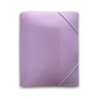 Opakowanie Teczka A4z gumką PP-102 Penmate fioletowa pastelowa