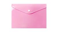 Opakowanie Teczka A5 kopertowa PP pastel różowy