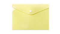 Opakowanie Teczka A5 kopertowa PP pastel żółty