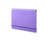 Opakowanie Teczka A5 na gumkę łamana Penmate fioletowa pastelowa