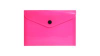Opakowanie Teczka A6 kopertowa PP neon różowy