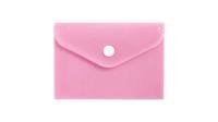 Opakowanie Teczka A7 kopertowa PP pastel różowy