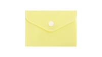 Opakowanie Teczka A7 kopertowa PP pastel żółty
