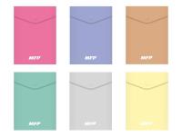 Opakowanie Teczka kopertowa na zatrzask A6 PP pastel mix