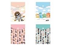 Opakowanie Teczka kopertowa na zatrzask M A6 PP dziecięcy mix