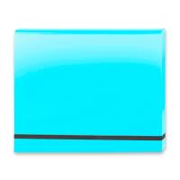 Opakowanie Teczka łamana A4 ma gumkę trend błękit