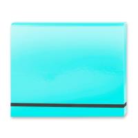 Opakowanie Teczka łamana A4 na gumkę trend błękit lodowy