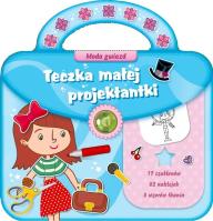 Teczka małej projektantki 2. Moda gwiazd. Autor:   Praca zbiorowa. SmakLiter.pl Okładka książki Teczka małej projektantki 2. Moda gwiazd