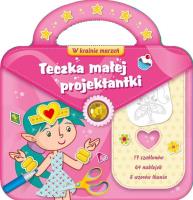 Teczka małej projektantki 2. W krainie marzeń. Autor:   Praca zbiorowa. SmakLiter.pl Okładka książki Teczka małej projektantki 2. W krainie marzeń