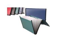 Opakowanie Teczka na gumkę A4 PP z przegrodami mix 82260