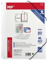 Opakowanie Teczka na spirali A4 z 40 koszulkami z gumką