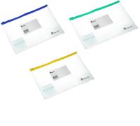 Opakowanie Teczka PP A4 na suwak transparentna mix