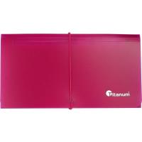 Opakowanie Teczka segregująca DL 13 przegródek czerwona