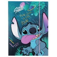 Teczka tekturowa A4 z gumką DISNEY CORE Stitch wzór 3. Wydawca: Patio. SmakLiter.pl Opakowanie Teczka tekturowa A4 z gumką DISNEY CORE Stitch wzór 3