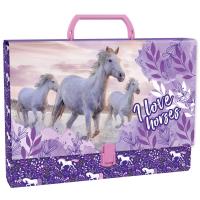 Opakowanie Teczka twarda z rączką Konie 25 DERFORM