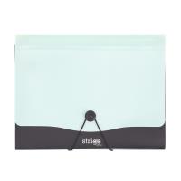 Opakowanie Teczka Vfile A4 z 13 przekładkami miętowa STRIGO