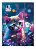 Opakowanie Teczka z gumką A4 Cleo i Frank 43 (Kot) DERFORM