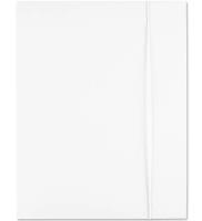 Opakowanie Teczka z gumką A4 Cosmo biała (10szt) GRAND